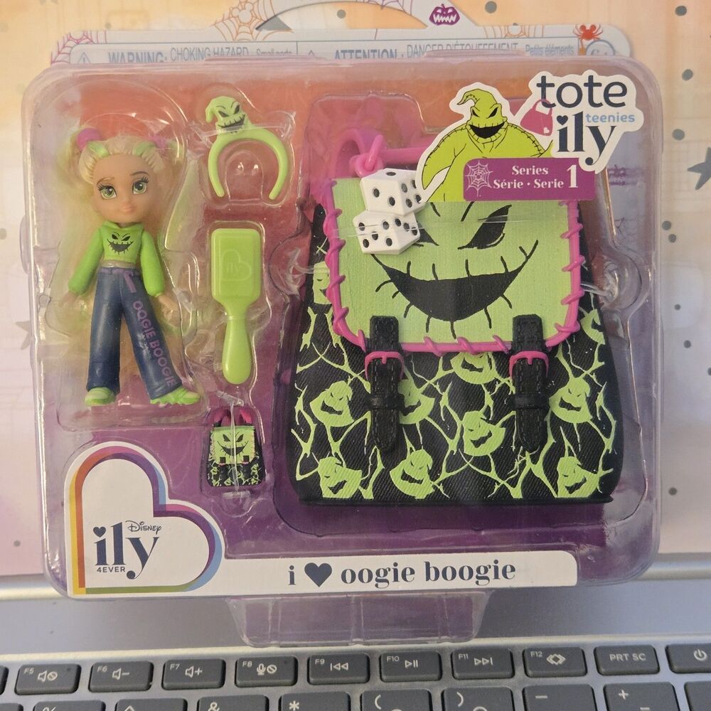 Disney ILY 4EVER Oogie Boogie Tote ILY Teenies Halloween Doll Set New Series 1